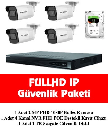 Güvenlik Paketi FULLHD IP SİSTEM